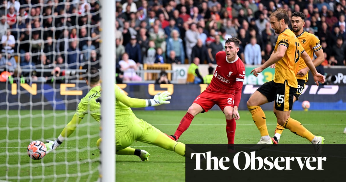 Andy Robertson’s late strike powers Liverpool’s fightback win at Wolves