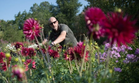 Nick Delves working in the gardens at Nymans