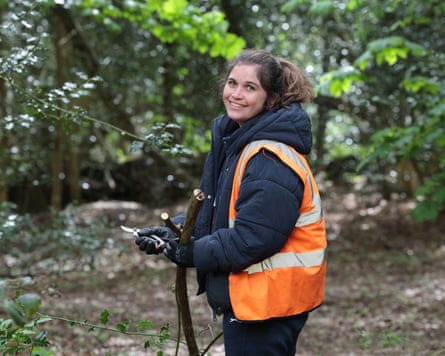 Lucy in Hadley Wood.
