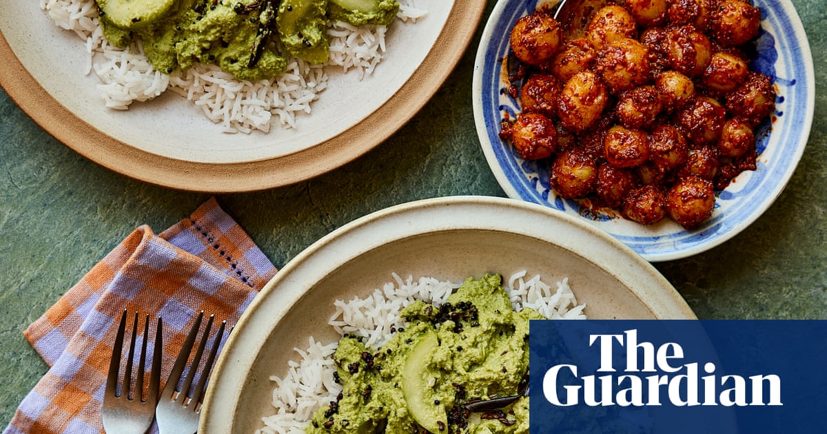 A Tamil summer vegetarian feast: Cynthia Shanmugalingam’s cucumber yoghurt curry and gooseberry pickle