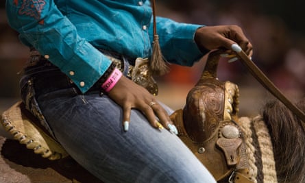 Only one member of the Cowgirls of Color competed in rodeo events as a teenager. “I was the only black person there”, she says.