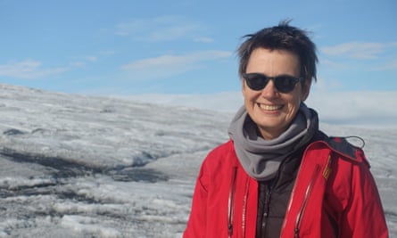 Prof Elizabeth Leane pictured in the Antarctic Peninsula