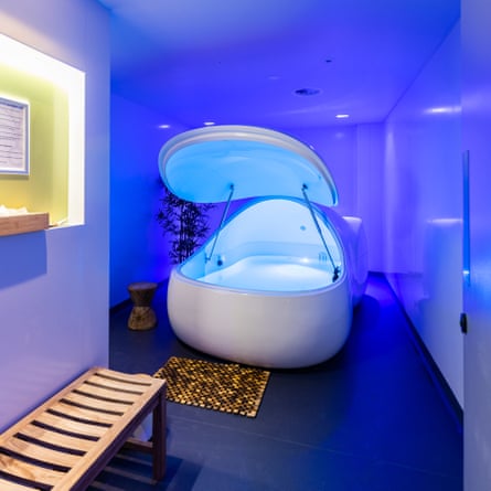 A flotation tank at Floatworks.