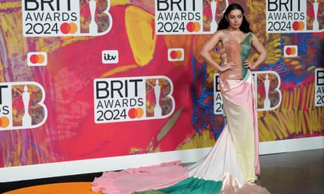 Probably not Von Dutch, but still a classic … Charli XCX arrives at the Brit awards.