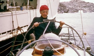 Still from The Undersea World of Jaques Cousteau. The 1960s TV show chronicling Cousteau's undersea explorations aboard the ex-Royal Navy minesweep, The Calypso