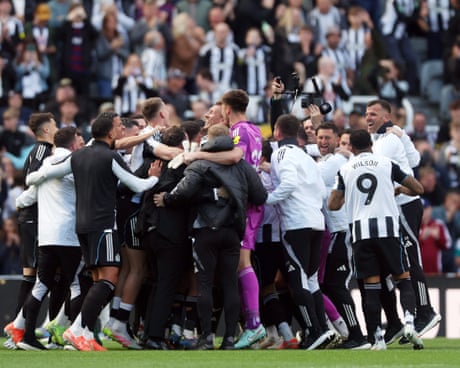 Newcastle scrape into Champions League despite Alcaraz winner for Everton