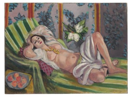 Henri Matisse’s Odalisque Couchée aux Magnolias, 1923.