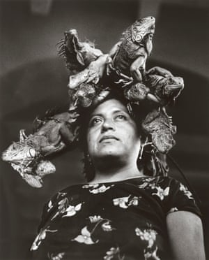 Our Lady of the Iguanas, Juchitán de Zaragoza, Oaxaca, Mexico, 1979, by Graciela Iturbide
