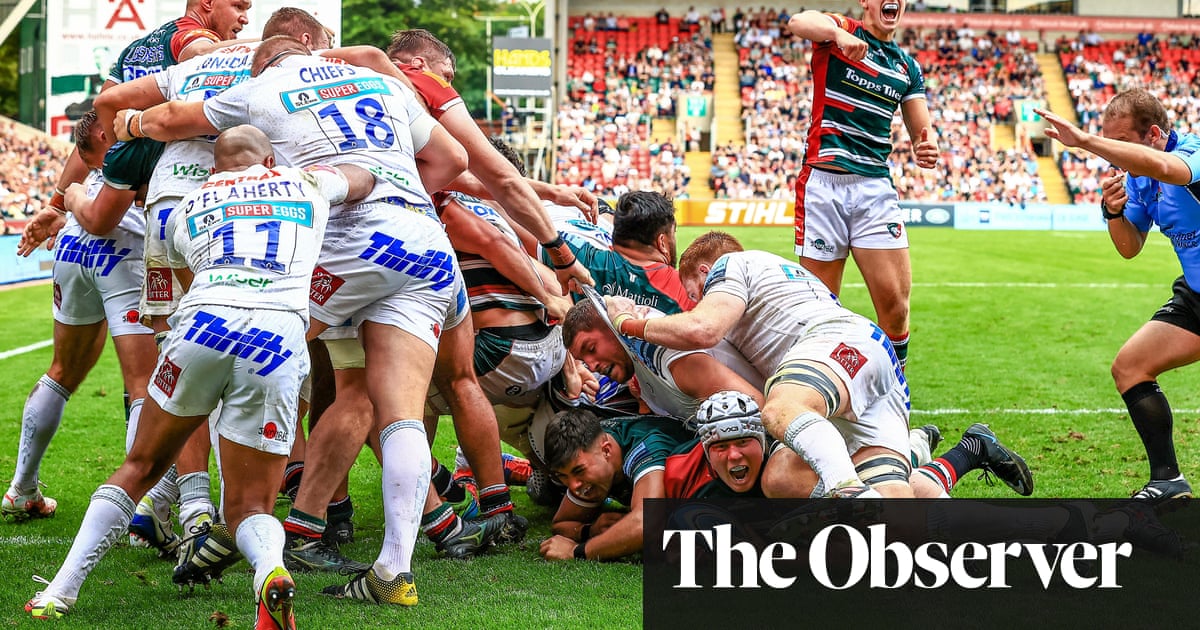 Freddie Steward shines as resurgent Leicester Tigers maul Exeter