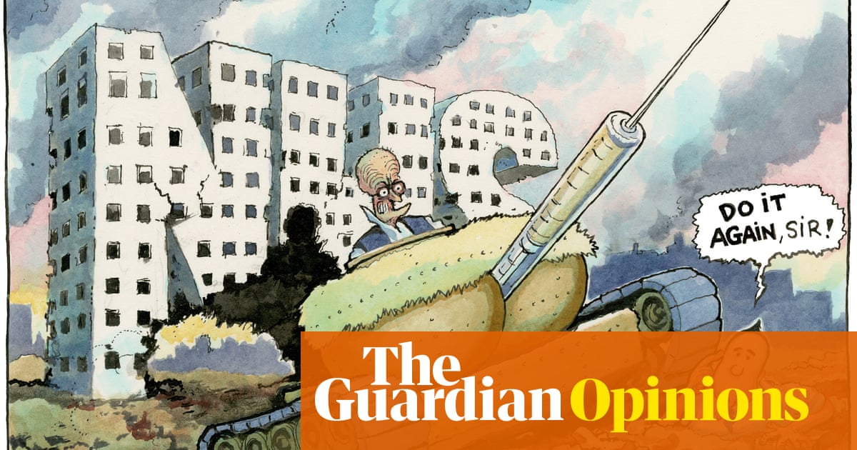 Steve Bell on the UK’s vaccination drive – cartoon