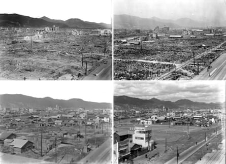 Hiroshima in October 1945, April 1946, December 1948 and February 1953.