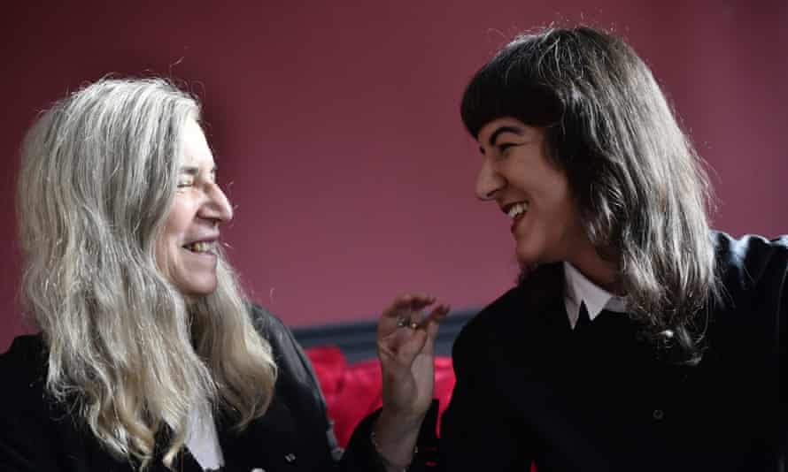 'I hate it when she says that ... Mom, of course you are an activist!' ... Patti with Jesse Paris Smith.
