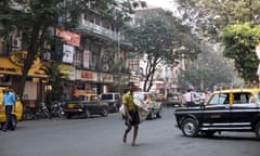 India Mumbai Bombay street scene<br>BFP89E India Mumbai Bombay street scene