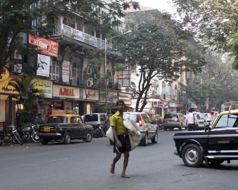 India Mumbai Bombay street scene<br>BFP89E India Mumbai Bombay street scene