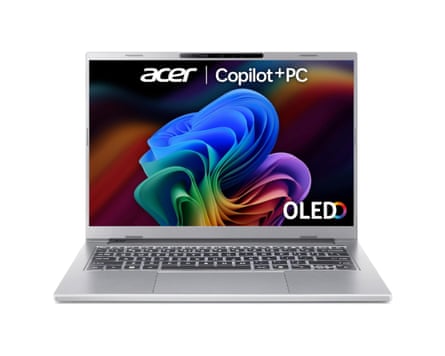 Acer Aspire AI 14 A14-61M Co-Pilot+ laptop AMD Ryzen AI 7 350, 16GB, 1TB SSD, Integrated Graphics, 14” WUXGA OLED, Windows 11, Silver