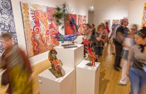 A Desert Mob installation at Araluen