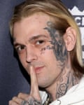 Aaron Carter à Las Vegas en février 2022.