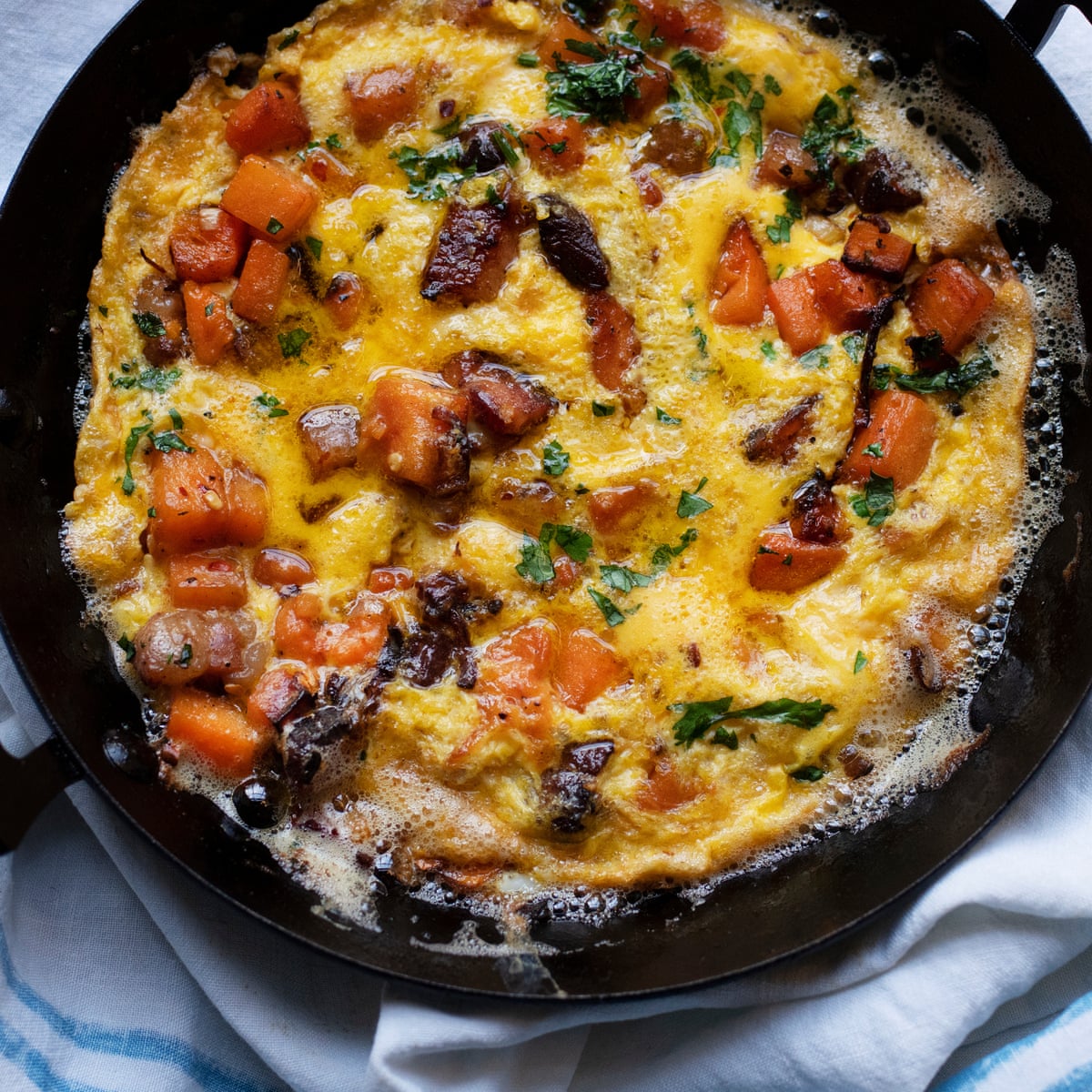 Frittata Recipe Baked Eggs In Mini Cast Iron Skillet Easy