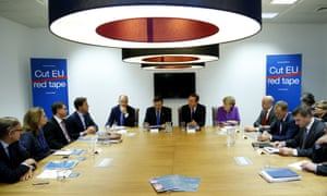 David Cameron at a ‘Cut EU Red Tape’ session