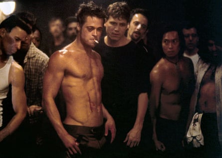 Brad Pitt as Tyler Durden in Fight Club