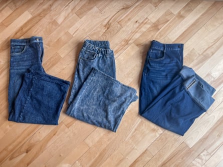 Rag & Bone Miramar Sofie Ankle-Length Pants, Halara Flex High-Waisted Pockets Rolled Hem Wide Leg Washed Casual Jeans, and Gap Heavyweight Easy Baggy Sweatpant Jeans