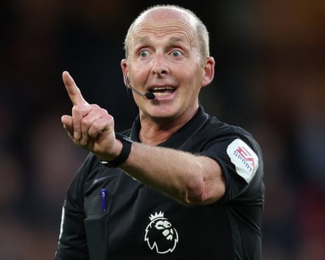 Mike Dean appears to blow the whistle on himself over in ...