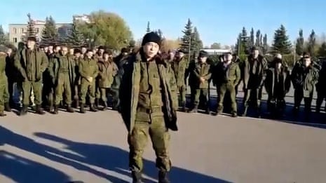 'Our families need it': Russian soldiers demand pay after mobilisation order – video