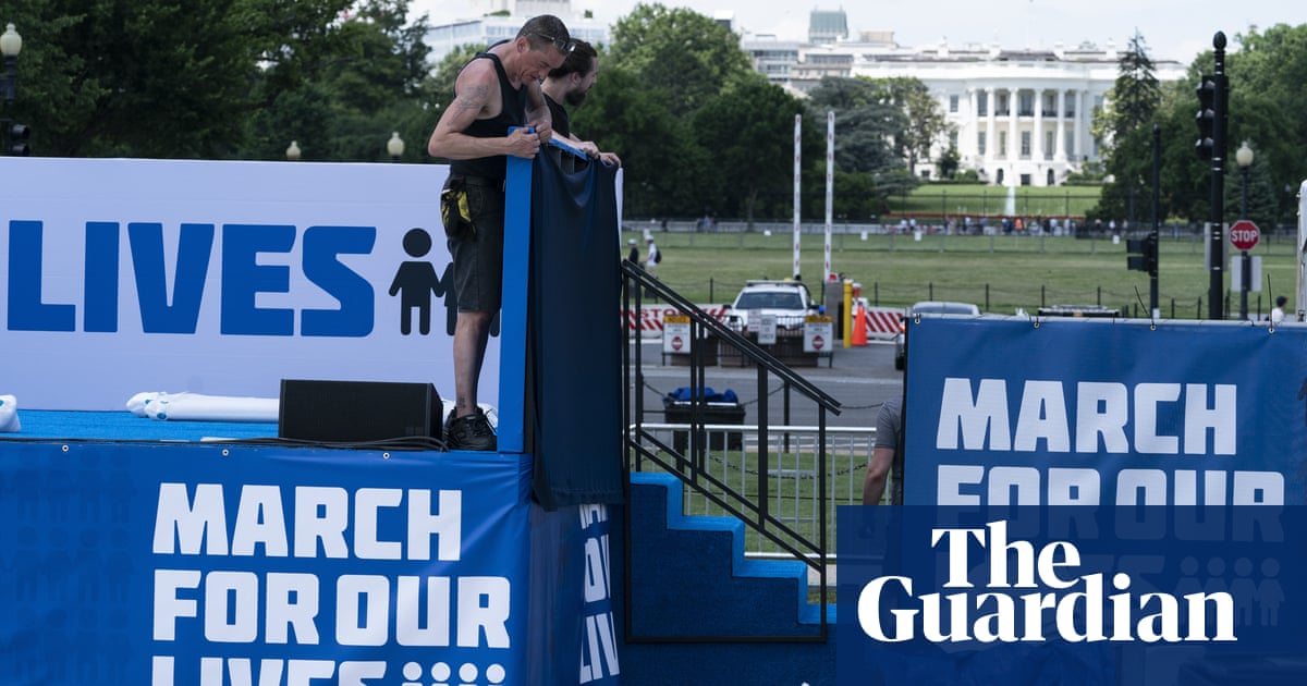 March for Our Lives: thousands expected at US gun control protests
