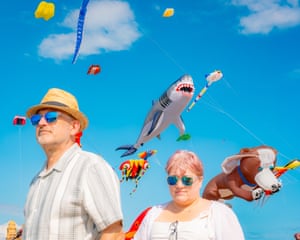 Portsmouth, UK ‘I snapped this photo during the annual kite festival. It was a pretty gloomy day, with clouds blanketing the sun until the last few hours, when the skies cleared, making the spectacular kites pop.’