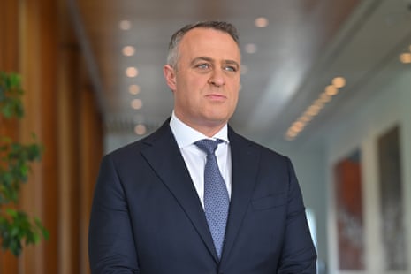 Shadow Treasurer Tim Wilson at a press conference at Parliament House in Canberra,