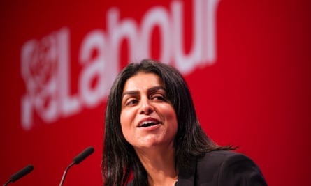 Shabana Mahmood speaks during the annual Labour party conference in Brighton in September 2021