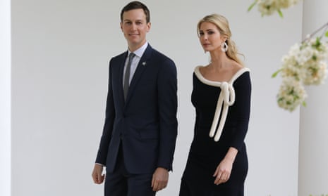 Jared Kushner and his wife Ivanka Trump at the White House in April.