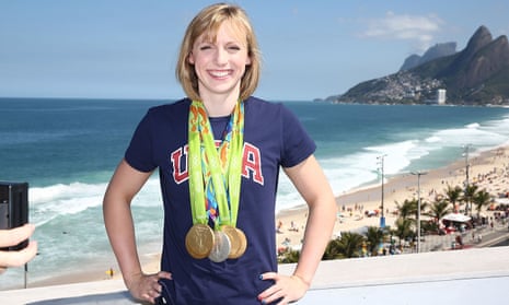 Olympian Katie Ledecky (Photo by Joe Scarnici/Getty Images)