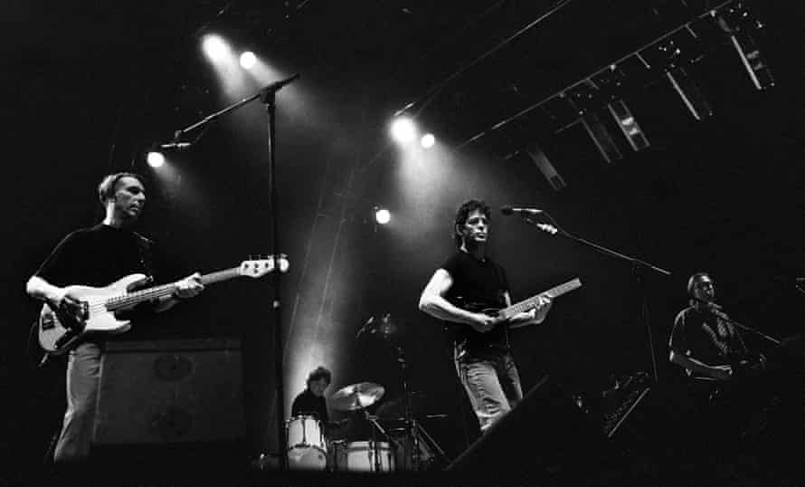 The Velvet Underground in Rotterdram in 1993 … John Cale, Maureen Tucker, Lou Reed and Sterling Morrison.