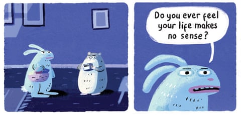 Stephen Collins cartoon on changing the clocks and chocolate Easter eggs, panel 5