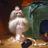 Painting: Dog of the Havana Breed by Jean-Jacques Bachelier.