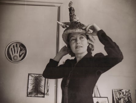 Agar wearing Ceremonial Hat for Eating Bouillabaisse, 1936.