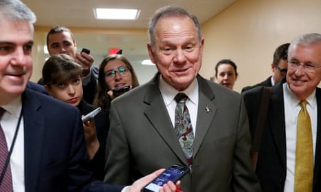Roy Moore visited the US capitol last month.