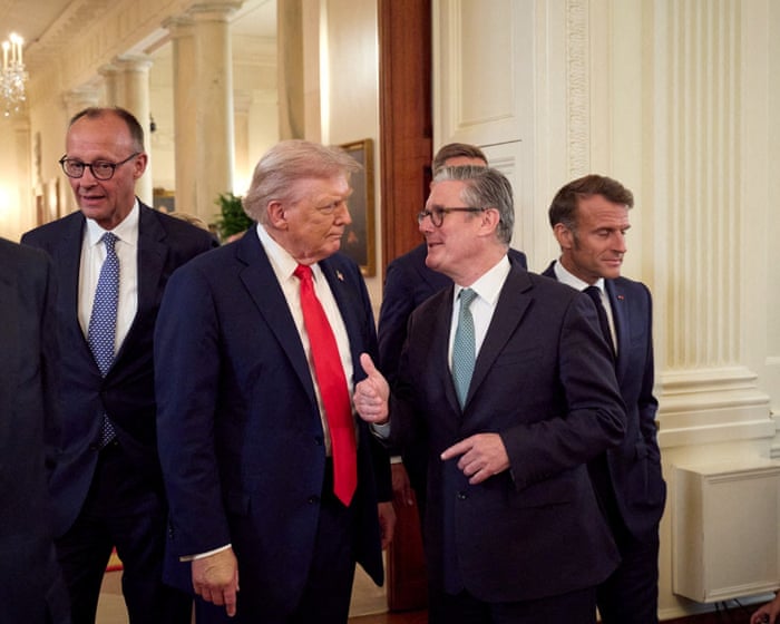European leaders behave like supplicants to an almighty Trump. Putin just sees him as a protege | Rafael Behr