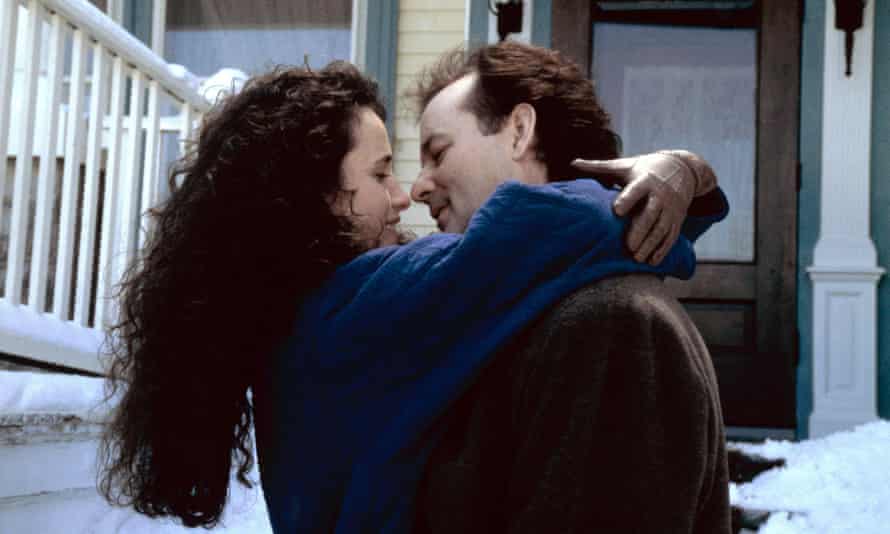 Andie MacDowell and Bill Murray in Groundhog Day.