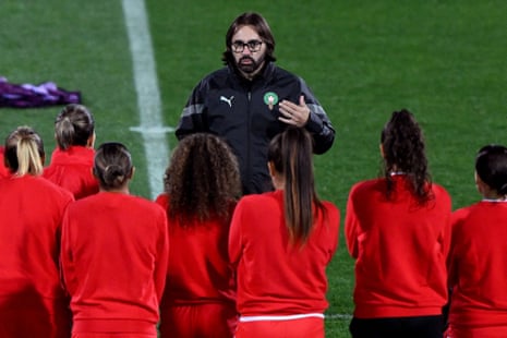 Reynald Pedros addresses his players. As a player the former French international won a Ligue1 title with Nantes and went on to win back-to-back Champions League titles with Olympique Lyonnais as a manager.