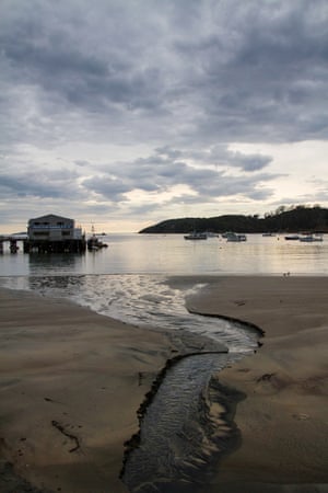 Halfmoon Bay, Stewart Island: some locals are angered by shark cage-diving operations close to the town.