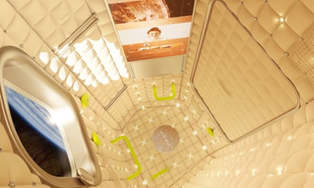Axiom’s design for crew quarters in ‘habitats’ for an eventual new station.