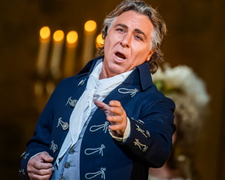 Roberto Alagna performing in Andrea Chenier by Umberto Giordano