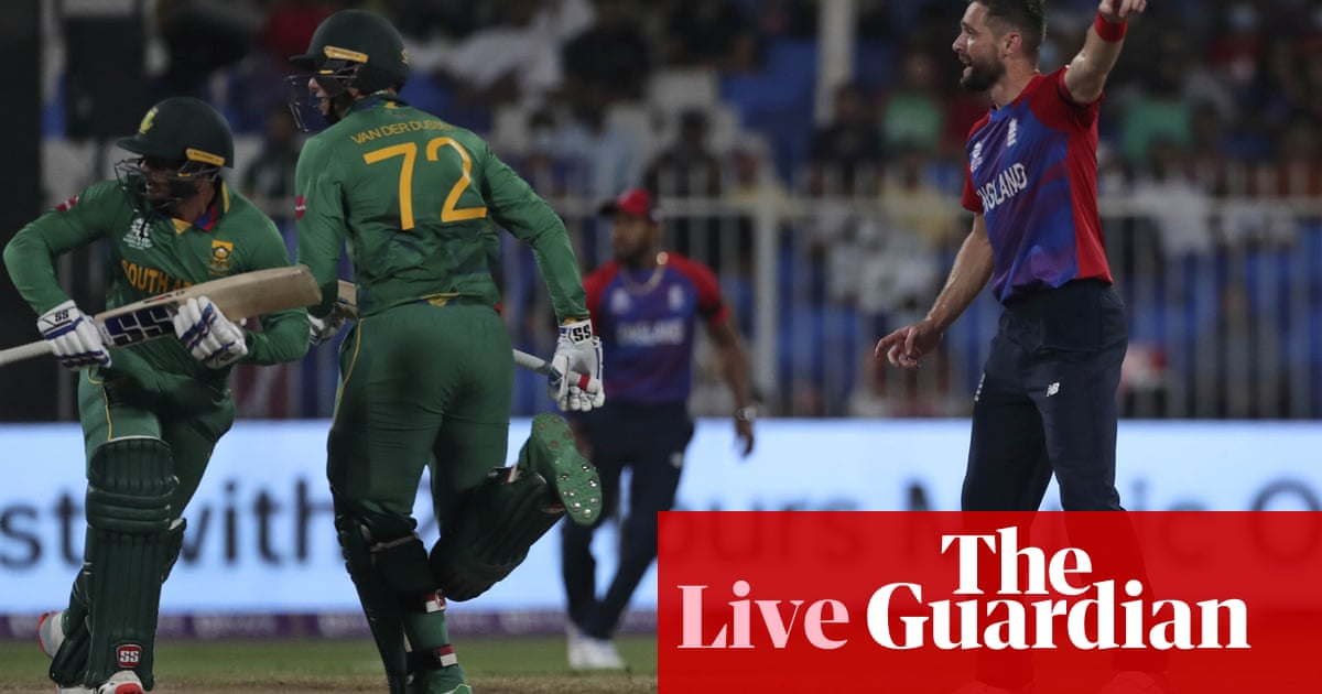 England v South Africa: T20 World Cup – live!