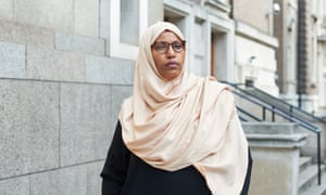 Councillor Rakhia Ismail outside Islington Town Hall, north London.
