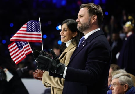 US Vice President JD Vance and second lady Usha Vance “drew an unmistakable wave of boos from large swaths of the crowd” at last night’s opening ceremony.