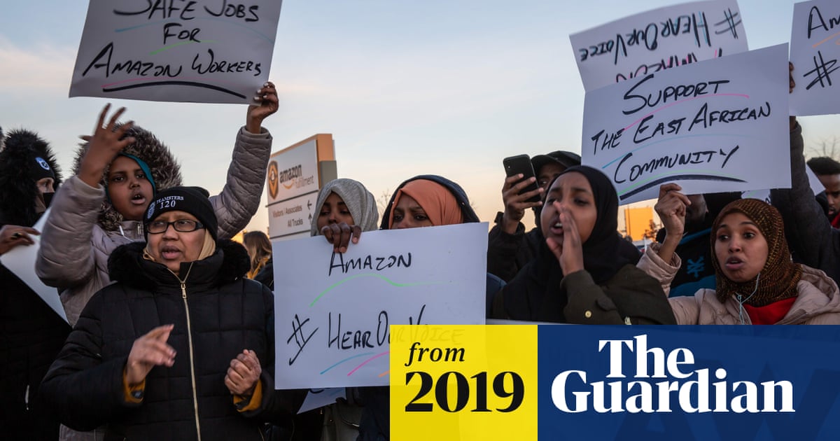 We Are Not Robots Amazon Warehouse Employees Push To Unionize Amazon The Guardian We Are Not Robots Amazon Warehouse Employees Push To Unionize Amazon The Guardian