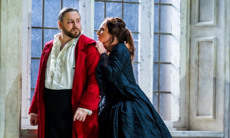 Sinéad Campbell-Wallace and Noel Bouley in Tosca at the London Coliseum