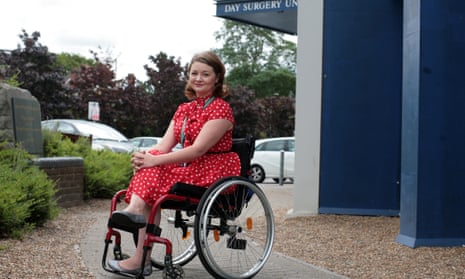 Doctor and wheelchair user Hannah Barham-Brown